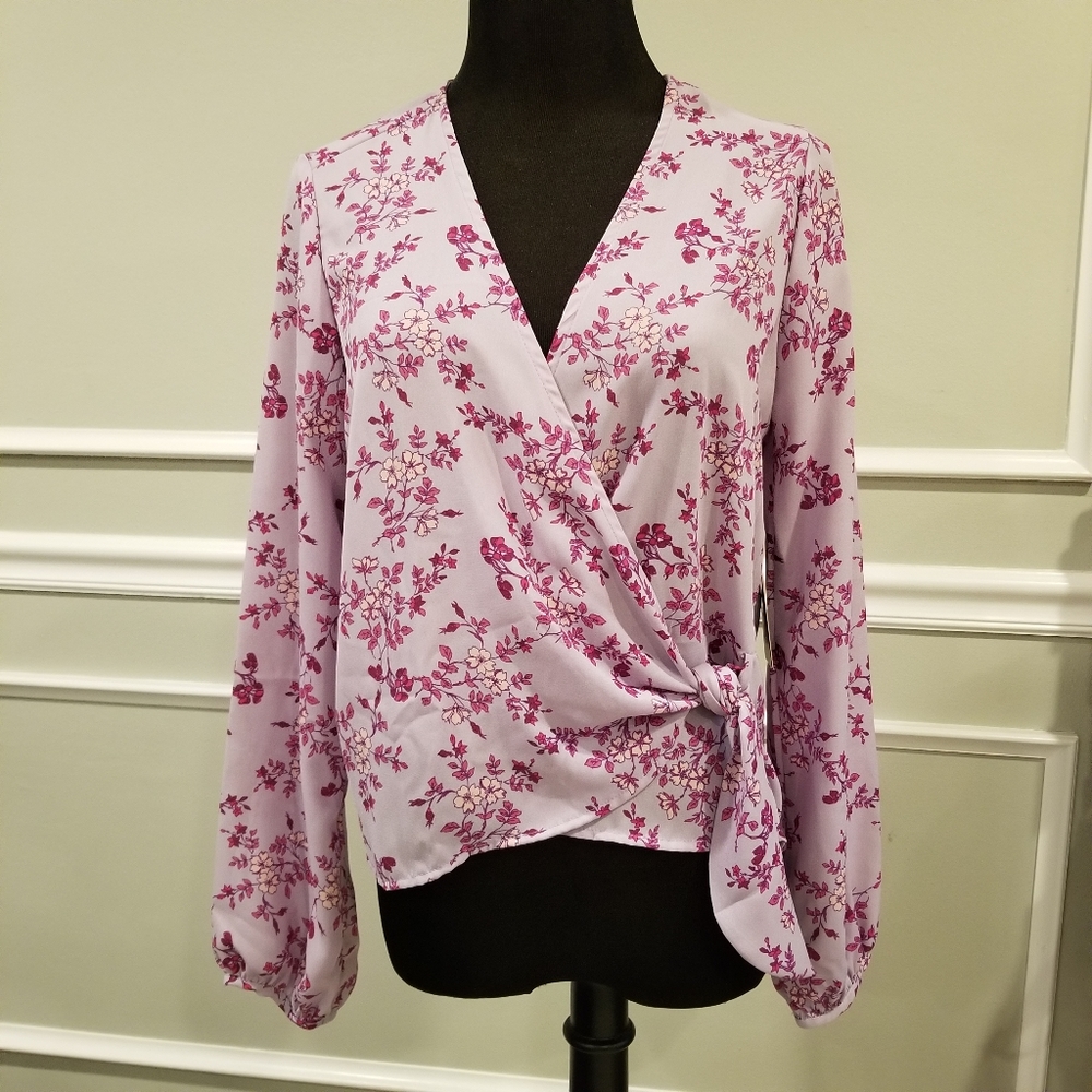 Lulu's Floral Blouse Small